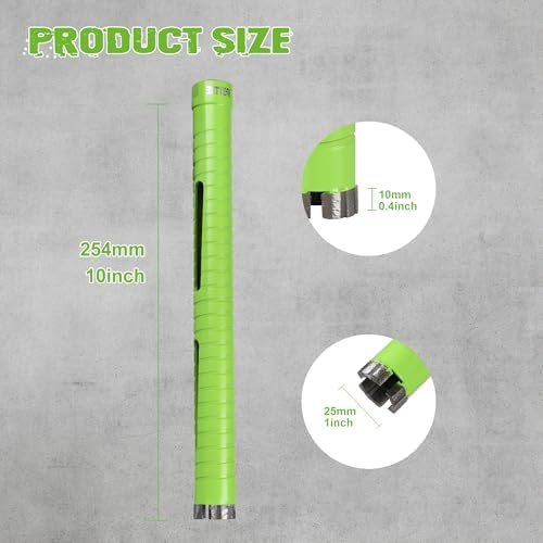 1 Inch Dry Core Drill Bit, 5/8"-11 Threaded Concrete Core Bit