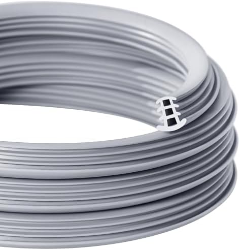 Flexible EPDM Rubber Strip (25 ft Long and 1/2 inch Wide) for Concrete Crack Repair and Replacement - Weather and Aging Resistant Expansion Joint Filler for Driveways and Sidewalks