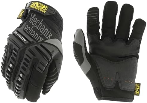 Mechanix Wear M-Pact Touchscreen Work Gloves, X-Large, Black