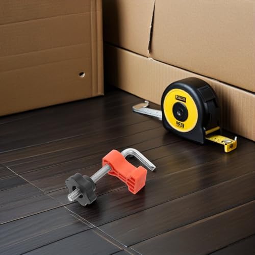 Baluue 12pcs Right Angle Fixing Clamps for Stone and Woodwork, Granite and Marble Slab Corner Positioning Clips, Industrial Workholding Devices for Seam Alignment and Panel Assembly