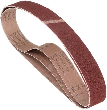 5 Pcs Sanding Belts 2 x 48 Inch 80 Grit Aluminum Oxide Abrasive Sandpaper for Belt Sander Metal Grinding Wood Working Weld Rust Removal