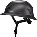 STUDSON SHK-1 Full Brim Safety Helmet Non-Vented: ANSI/ISEA Z89.1 Type II Compliant (R 2019), Lightweight & Breathable, NFC Emergency Contact Chip, One Size, Class E Protection