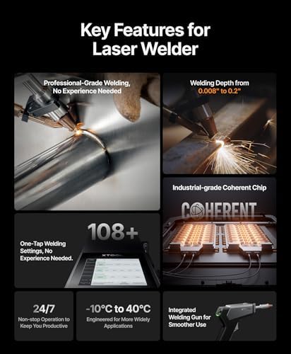 xTool MetalFab 1200W 4-in-1 Laser Welding Machine CNC Cutter Laser Welder