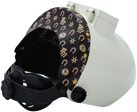 WoahBros Chopped Top Welding Hood | Flip-Front Welding Helmet, Fiberglass Reinforced Shell, Low Profile | Fixed Shade 10 Lens, Fits 2” x 4.25” Cheater Lens | Sheriff