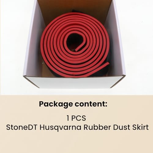 Rubber Dust Skirt Compatible with Husqvarna PG 530 Floor Grinder, Reduces Dust Spread and Boosts Efficiency