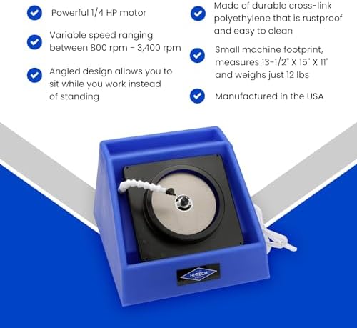 Hi-Tech Diamond 6" Slant Cabber Lapidary Machine, Rock Polishing Kit