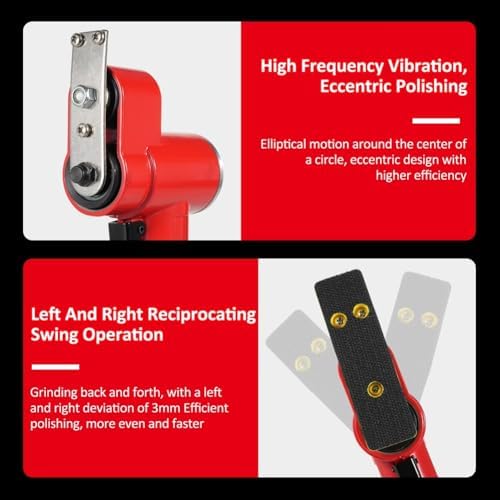 Reciprocating Pneumatic Grinding and Polishing Machine Straight Line Air Sander Pneumatic Sander A