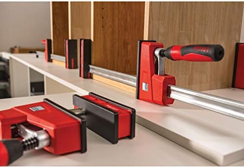 BESSEY KRE3540, 40 In., Parallel Clamp, K Body REVO Series - 1700 lbs Nominal Clamping Force , Spreader, and Woodworking Accessories - Clamps and Tools for Woodworking, Cabinetry, Case Work