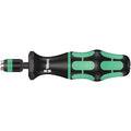 Wera 05074715001 Kraftform 7460 Hexagon Torque Screwdriver, 1/4" Head, 0.3-1.2 Nm Pre-Set Adjustable Torque Range, Silver