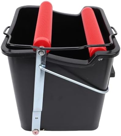 14L Pedal Spin Mop Bucket, Labor Saving Foot Pressure Floor Cleaning Bucket with Sturdy ABS and Metal Design, for Boats Yachts Cruise Ships and Deck Workspaces