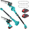 Pole Saws for Tree Trimming, 6" Brushless Mini Chainsaw with Extension Pole