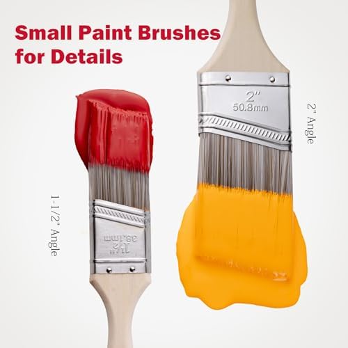 Mister Rui 4 Inch and 9 Inch Paint Roller Kit with 3-Ft Extension Pole