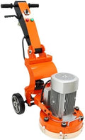 Electric Concrete Grinder Floor Edge Polishing Machine with Foldable Arms for Epoxy Terrazzo Marble Ground 220V 2.2KW