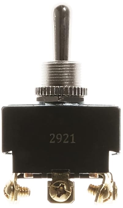 Gardner Bender GSW-16 Heavy-Duty Electrical Toggle Switch, DPDT, ON-(Off)-ON, 20 A/125V AC, Screw Terminal (Pack of 2)