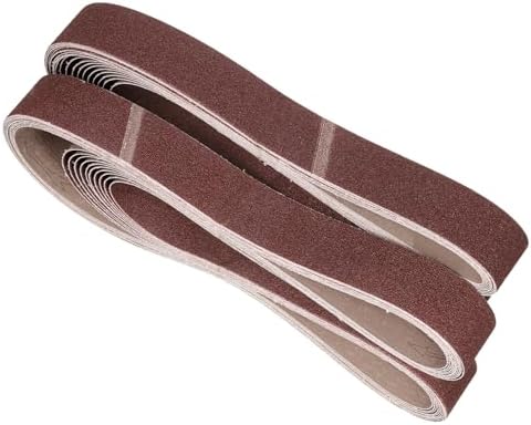 72 Pcs Sanding Belts 2 x 72 Inch 60 Grit Aluminum Oxide
