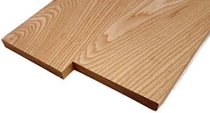 Barrington Hardwoods White Ash Lumber Board - 3/4" x 6" (2 Pieces) (3/4" x 6" x 12")