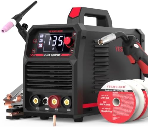 YESWELDER FLUX-135PRO Flux Core MIG Welder with Lift TIG Torch