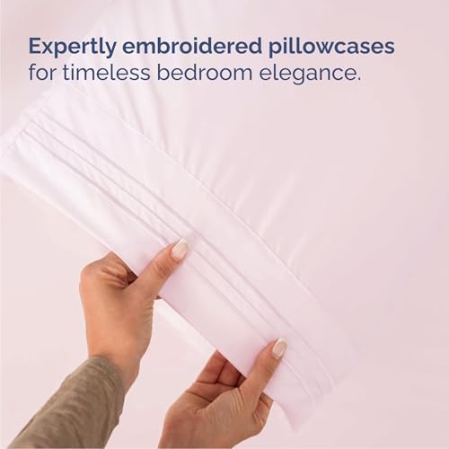Queen Size 4 Piece Sheet Set - Breathable & Cooling Sheets - Lavender Pink
