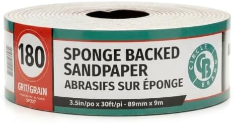 Circle Brand Foam Backed Sandpaper Roll (180)
