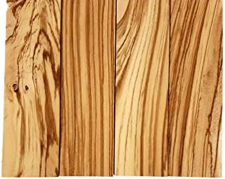 Barrington Hardwoods Zebrawood Lumber Board - 3/4" x 2" (4 Pieces) (3/4" x 2" x 12")