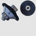 Vacuum Brazed Diamond Profile Wheel 9/16 inch Bevel E15 Granite Marble Stone With M14 Arbor