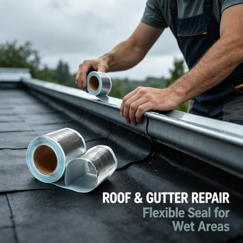 Butyl Waterproof Tape 16Ftx4In X1Mm - Rv, Pipe