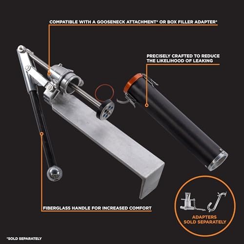Quick-Clean Aluminum Mud Loading Pump | Drywall Master - Durable O-Ring Head - Works with All Box Fillers & Goosenecks - Chicago Family Owned