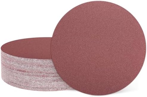 HARFINGTON 10 Pcs 9 Inch Sanding Discs 150 Grit Red Aluminum Oxide
