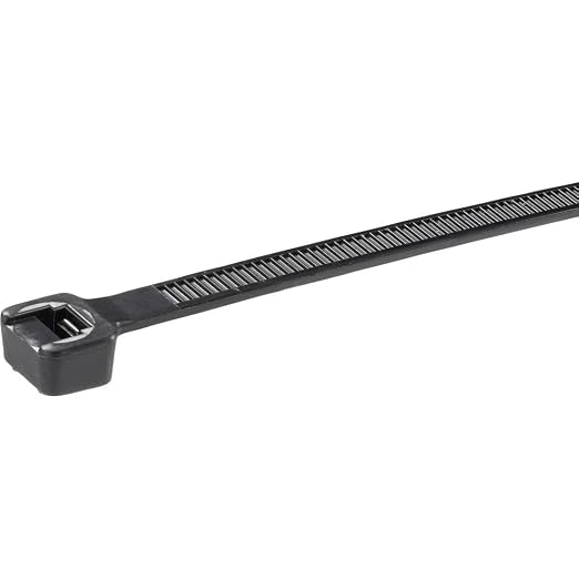 Panduit PLT3S-C0 Pan-Ty Locking Tie, Standard, 11.5-Inch Length, Weather Resistant Nylon 6.6, Black (100-Pack)