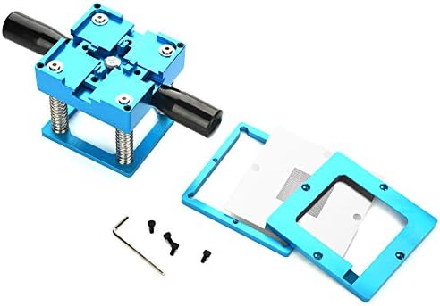 Shopping Spree Reballing Station, Reballing Solder Repair Rework Station Kit,Reballing Station Solder Rework Kit Soldering Station+Stencils+Balls Kit