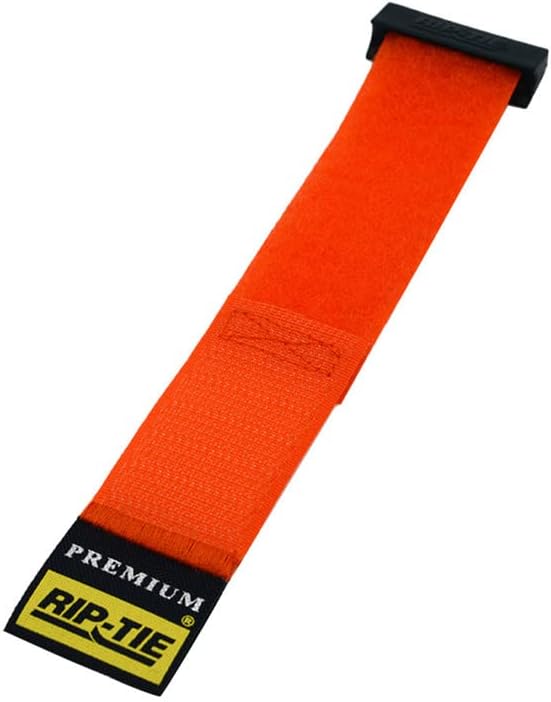 RIP-TIE 1 x 3.5 Rip-Lock CableWrap Cable Tie Perfect for Heavy Duty Cables 10 Pack Orange