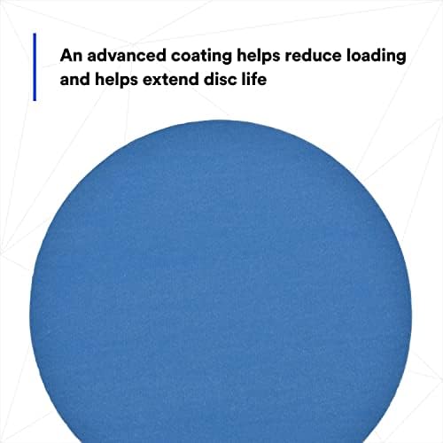 3M Stikit Blue Abrasive Disc Roll, 321U, 36210, 6 in, 320+ Grade, No Hole