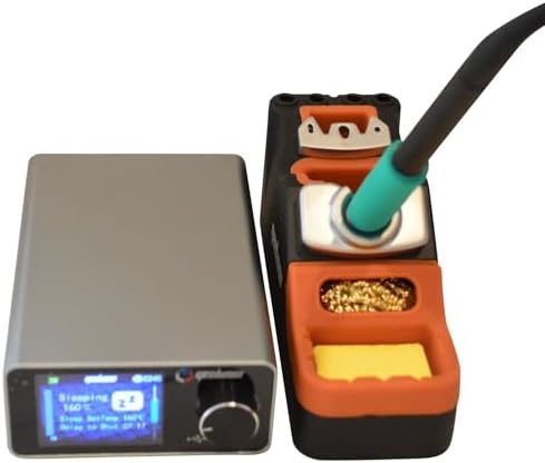 GEEBOON TC22 220W Soldering Station for 115/210/245/T12 Tip, 3 Soldering Tips (T210, SDC02)