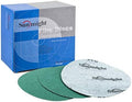 Sunmight Film Grip No Hole 6 Inch Sanding Discs - 150 Grit, Premium Aluminum Oxide - Strong Film Backing for Automotive, Marine, Wood & Metal Applications - Excellent Cutting and Long Life (50 Pcs)