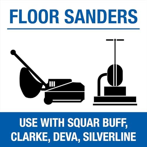 Mercer Industries 418020 Silicon Carbide 12" x 18" Floor Sanding Sheets, 20 Grit (20 pack)