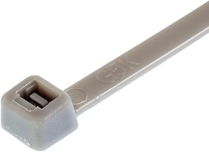GTSE 14 Inch Silver/Gray Zip Ties, 4,000 Bulk Contractors Pack, 120lb Strength, UV Resistant Long Nylon Grey Cable Ties, Self-Locking 14" Tie Wraps, Full Carton
