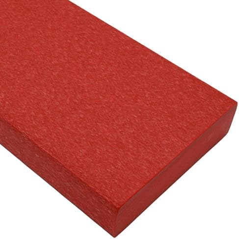 BuyPlastic Tangent Poly Lumber - Cardinal Red, 1x6 (0.75" x 5.5"), 36" Length - HDPE Plastic Board for Outdoor Furniture and More