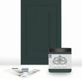 ALL-IN-ONE Paint by Heirloom Traditions, Evergreen (Deep Emerald Green), 8oz Sample - Durable cabinet and furniture paint. Built in primer and top coat, no sanding needed. Includes our 30 featured