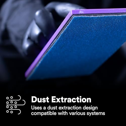 3M Hookit Blue Net Abrasive Sheet Roll 36474, 220+, 115 mm x 10 m, 1 Roll, Fast-Cutting, Long-Lasting Abrasive, for Collision Repair