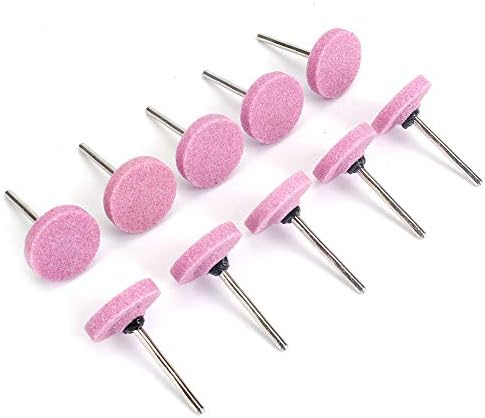 10-50Pcs T Shape Mounted Point stone Grinding Head Wheel Drill Rotary Tools Cone Type Abrasive Tools,10pac