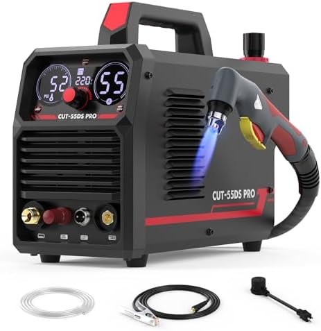 YESWELDER CUT-55DS PRO 55A Plasma Cutter, Non-HF, 110/220V, IPT40 Torch