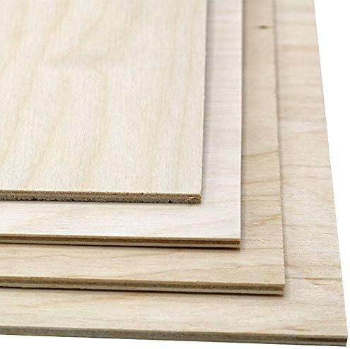 3mm 1/8" x 15” x 30” B/BB Baltic Birch Plywood Squares (48pcs) - Perfect for Arts & Crafts, School & DIY Projects, Drawing, Painting, Wood Engraving, Burning & Laser Projects - Cherokee Wood Products