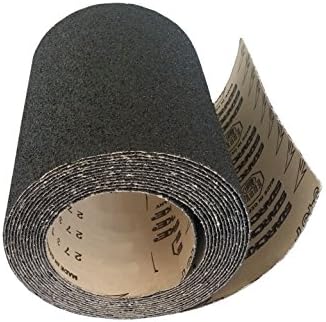 8" x 5 Meters Starcke Sandpaper Rolls - 16 Grit Silicon Carbide Sand Paper Rolls, Heavy Duty Roll Sandpaper Sheets for Wood, Stone, Concrete and Plastics, Auto Sandpapers, Wood Floor Sanders