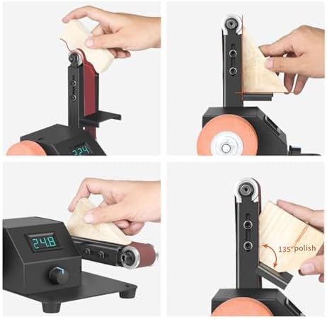 Belt Sander, Mini Belt Sanding Machine Compact Sander for DIY and Small Projects