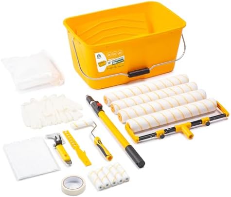 VOOMEY 18 Inch Paint Roller Kit, 23 Pcs Professional Large Painting Kit