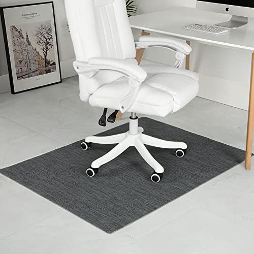 Chair Mat for Hardwood Floor, 50"x63" Desk Computer Chair Mat for Hard Wood & Tile Floor, Large Anti-Slip Hard Floor Protector Rolling Chairs, Desk Rug for Office Home