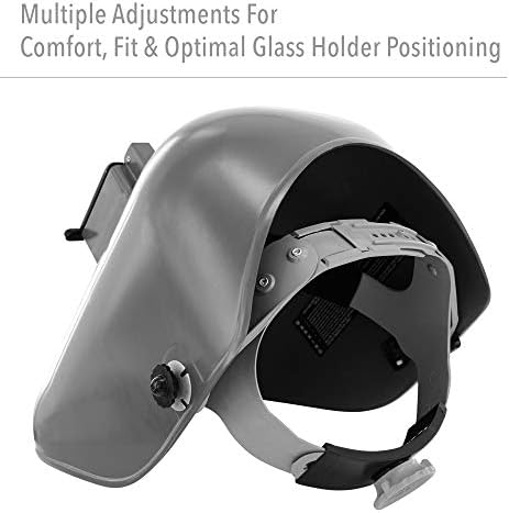Fibre-Metal by Honeywell Tigerhood Classic Thermoplastic Welding Helmet, Gray (906GY)