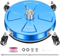 LidoDola 16'' Pressure Washer Surface Cleaner Blue, Power Washer Accessory