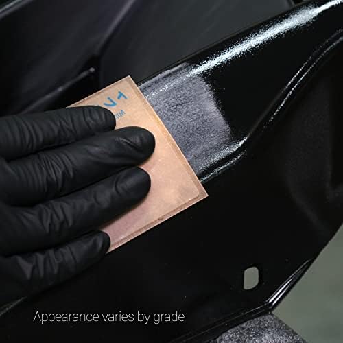 Tolecut Starter Kit - Full Sheet QM, PSA Sanding Sheets for Nibs, Runs and Imperfections, SP9739, K800 - K3000, 10 Sheets + 1 Toleblock + 1 Tolecard
