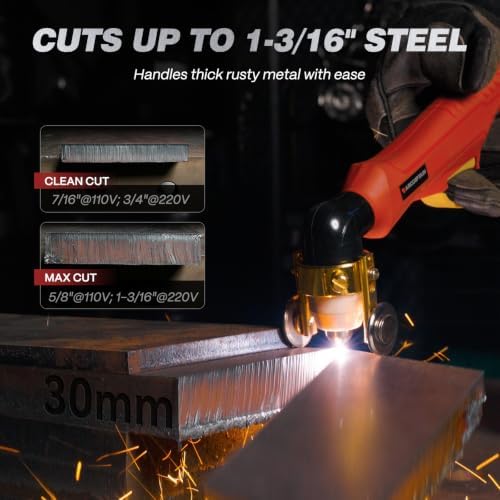 ARCCAPTAIN 65A Plasma Cutter Machine, Non-Touch Pilot Arc, 3-in-1 Cut Modes
